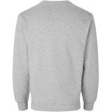 Pro Wear by Id 0682 Sweatshirt biologisch katoen Lichtgrijs gemêleerd maat S