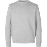Pro Wear by Id 0682 Sweatshirt biologisch katoen Lichtgrijs gemêleerd maat S