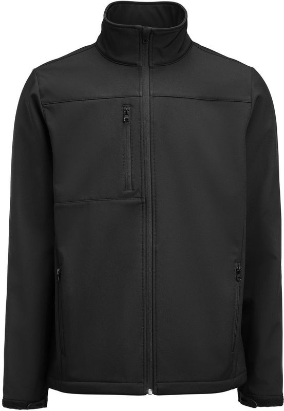 James Harvest - Mammoth - Softshell Jas - Zwart - Heren