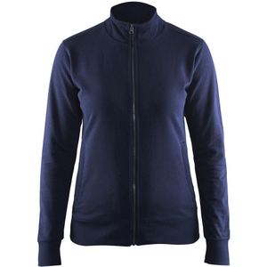 Blåkläder 3372-1158 Dames sweatshirt met rits Marineblauw