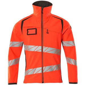 Mascot 19002-143 Softshell jas Hi-Vis Rood/Donkerantraciet maat M