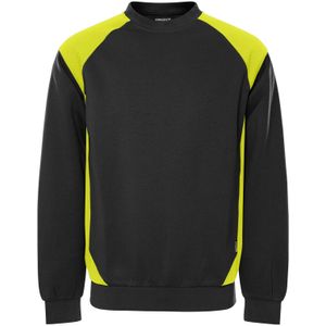 Fristads Sweater 7148 GSM Zwart/Hi-Vis Geel