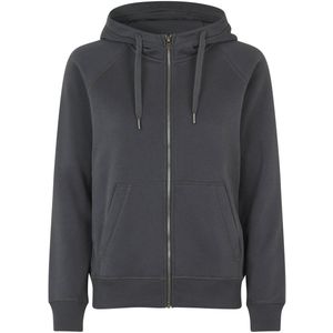 Pro Wear by Id 0639 CORE hoodie met rits dames Houtskool maat XS
