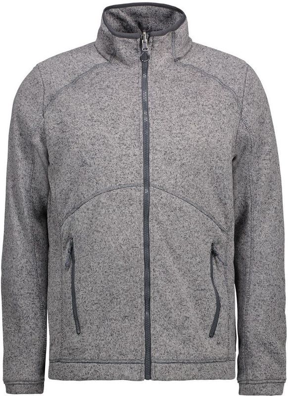 Pro Wear by Id 0847 Zip-n-Mix fleece gemêleerd Antraciet melange maat S