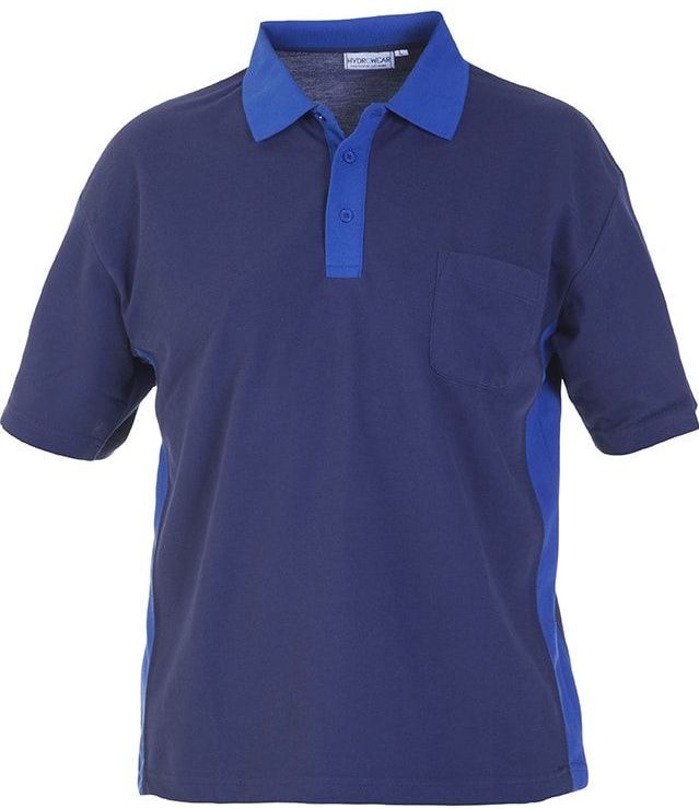 Hydrowear polo Tolbert Marine/Korenblauw maat 4XL