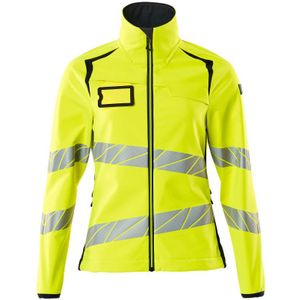 Mascot 19012-143 Dames Softshell jas Hi-Vis Geel/Donkermarine