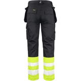 Jobman 2513 Hi-Vis Trousers HP 65251320 - Zwart/Geel