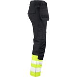 Jobman 2513 Hi-Vis Trousers HP 65251320 - Zwart/Geel