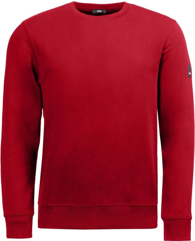 FHB Piet Sweatshirt uniseks Rood maat XS