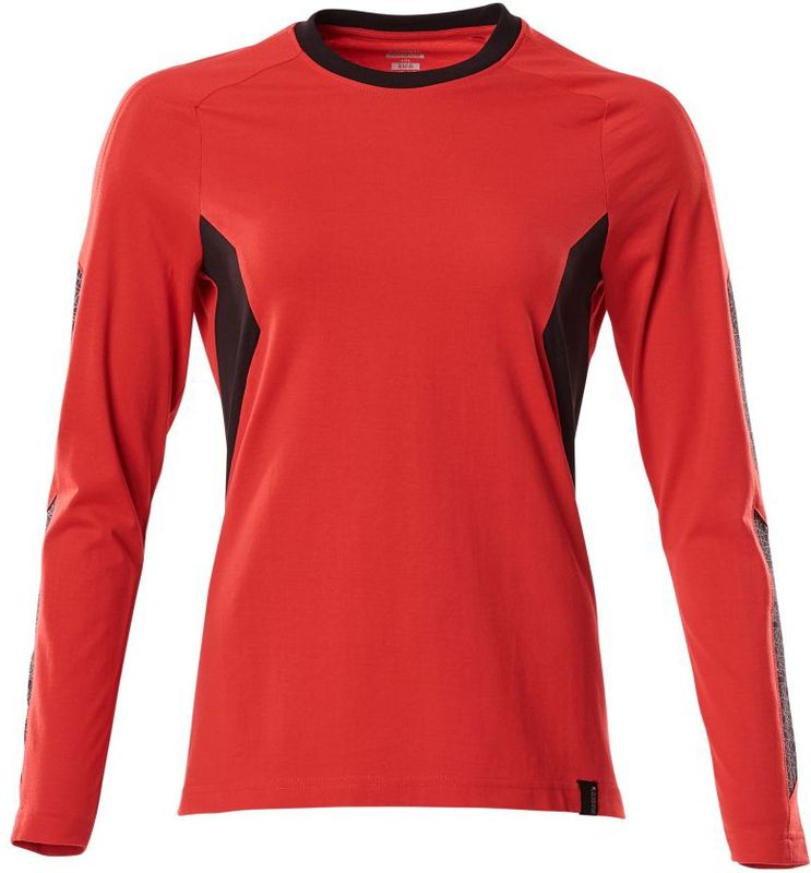 Mascot 18391-959 Dames T-shirt - Signaalrood - Lange Mouwen - Katoen