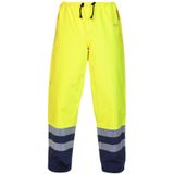 Hydrowear regenbroek Neede Fluor Geel/Marine maat XXL