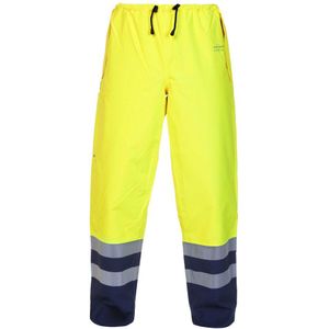 Hydrowear regenbroek Neede Fluor Geel/Marine maat XXL