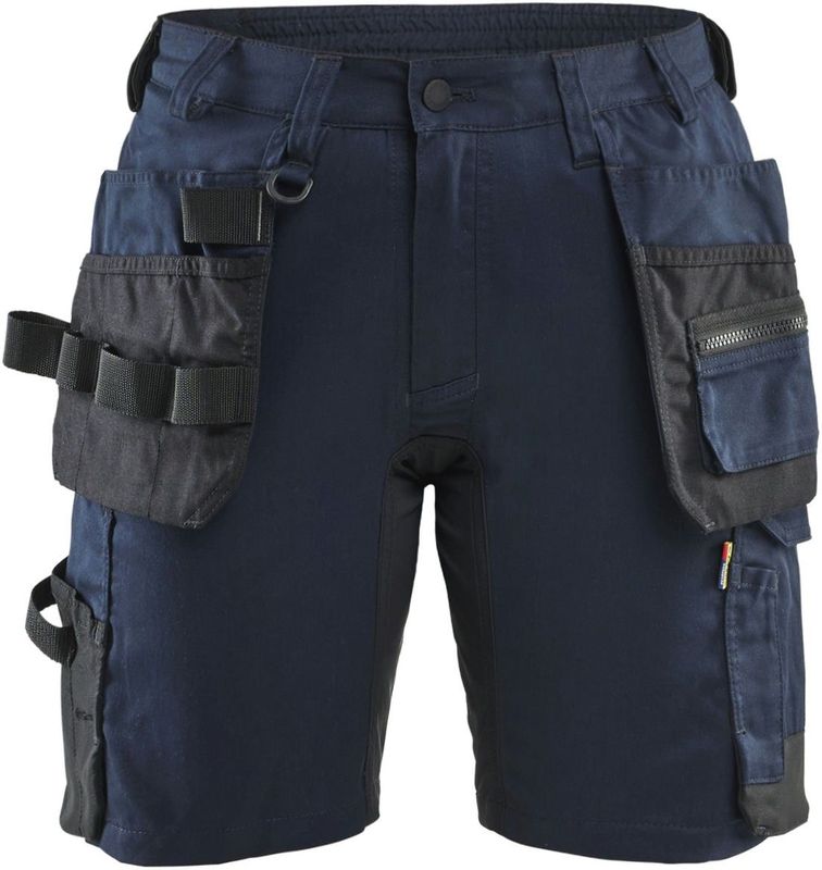 Blåkläder 7133-1832 Dames short 2-weg stretch Donker marineblauw maat C32