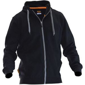 Jobman 5400 Sweatshirt Hoodie Zwart/Zwart