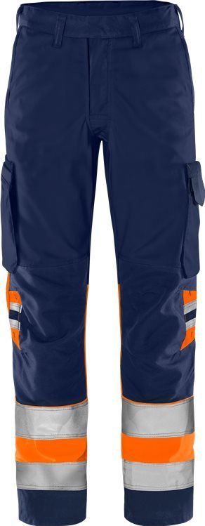 Fristads High vis Green broek klasse 1 2668 GPLU Hi-Vis Oranje/Marineblauw maat C150