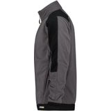 Dassy Kazan Tweekleurige fleecevest Cementgrijs/Zwart maat XS