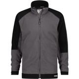 Dassy Kazan Tweekleurige fleecevest Cementgrijs/Zwart maat XS