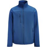 Printer Airwalk Softshell Jas Heren Blauw maat 4XL