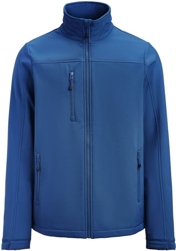 Printer Airwalk Softshell Jas Heren Blauw maat 4XL