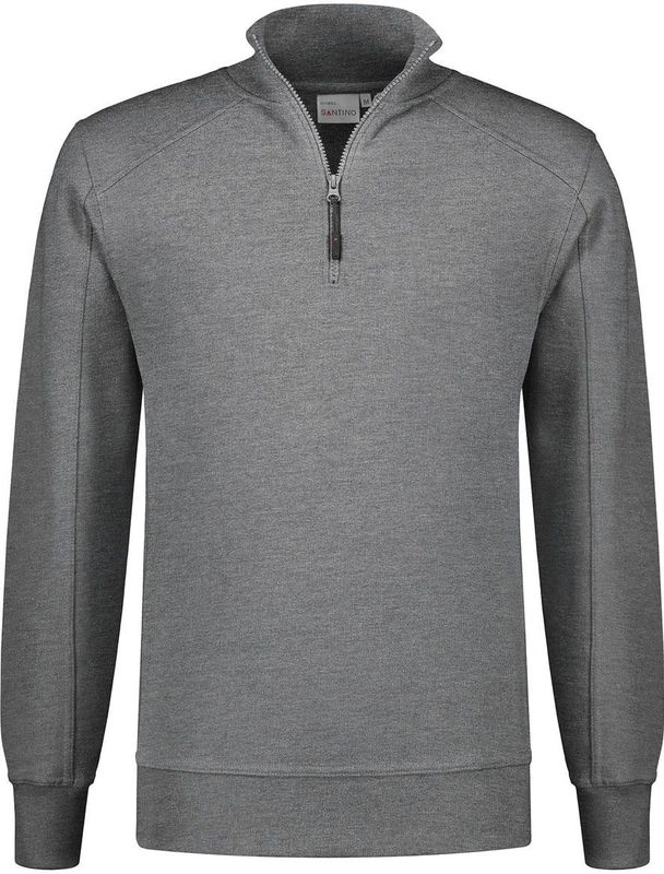 Santino Roswell Zipsweater Dark Grey maat S
