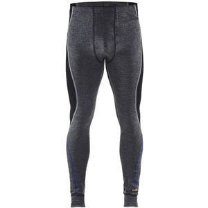 Blåkläder 1849-1732 Lange onderbroek 100% merino WARM Medium Grijs/Zwart maat 5XL