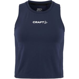 Craft Rush 2.0 Crop Singlet Dames Navy maat XL