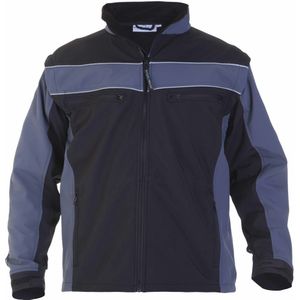 Hydrowear softshell Rome Zwart/Grijs maat L