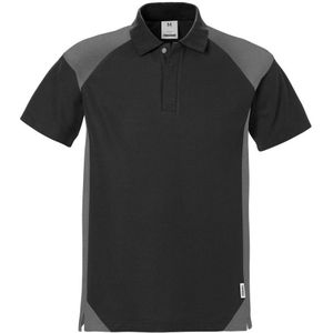 Fristads Poloshirt 7047 PHV Zwart/grijs