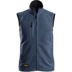 Snickers 8024 AllroundWork POLARTEC® Fleece Bodywarmer Marineblauw/Zwart maat XXL