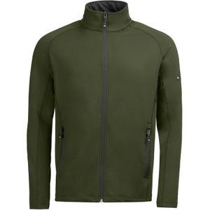 FHB Kuno Fleecejack Powerstretch Olijf maat XS