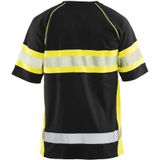 Blåkläder 3337-1051 High Vis T-shirt klasse 1 Zwart/Geel