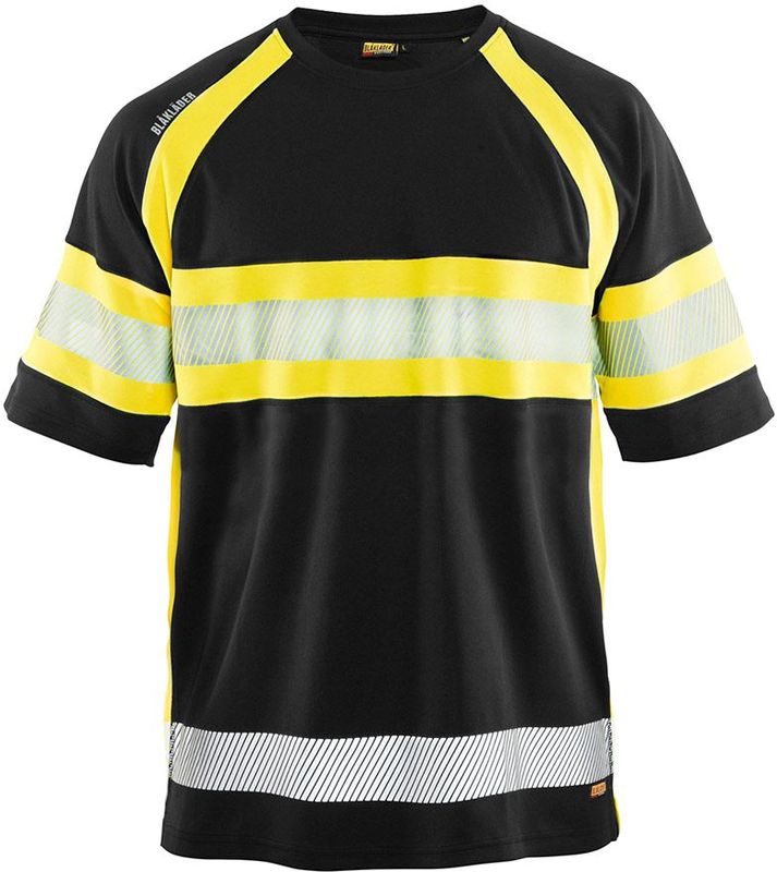 Blaklader UV-T-shirt High Vis 3337-1051 - Zwart High Vis Geel