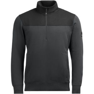 FHB Rob Zip-Sweatshirt Anthraciet.Zwart maat 2XL