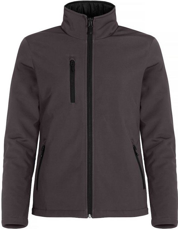 Clique - Padded Softshell Jacket - Donkergrijs - Gewatteerd Jack