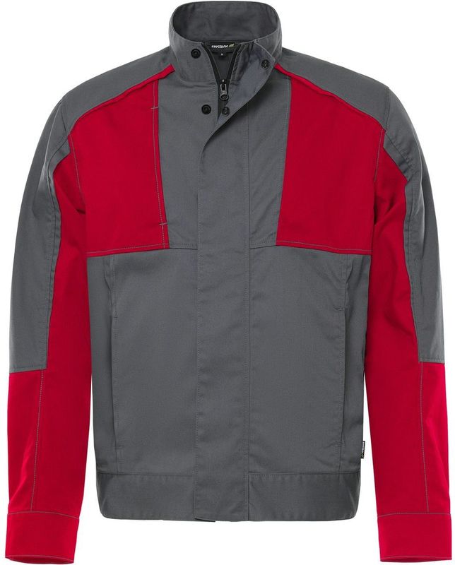 Fristads Jack 4930 GWM Grijs/Rood maat XS