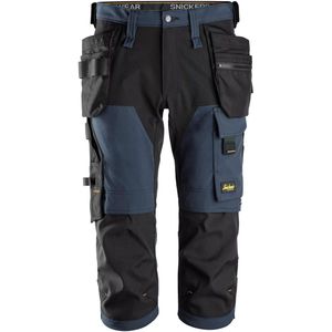 Snickers 6178 4-Weg Stretch Pirate Werkbroek met Holsterzakken Marineblauw/Zwart maat 44