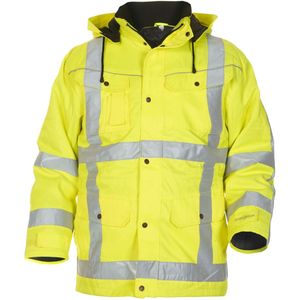 Hydrowear RWS parka Lokeren Fluor Geel maat 3XL