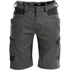 Dassy Axis Werkshort met stretch Antracietgrijs/Zwart maat 48