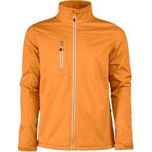 Printer Softshell Jacket Vert Heren Oranje maat S