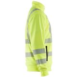 Blåkläder 3563-2538 High Vis Sweatshirt met rits High Vis Geel