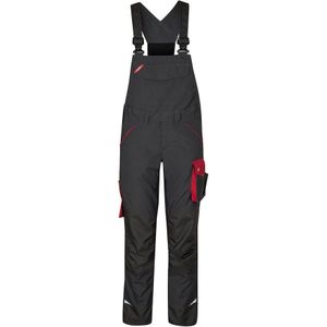 F. Engel 3815 Galaxy Ladies Bib Overall Anthracite/Red