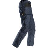 Snickers 6224 AllroundWork Canvas+ Werkbroek met Holsterzakken Marineblauw maat 258