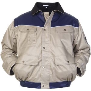 Hydrowear Purmer Pilotjack Khaki/Marineblauw maat S