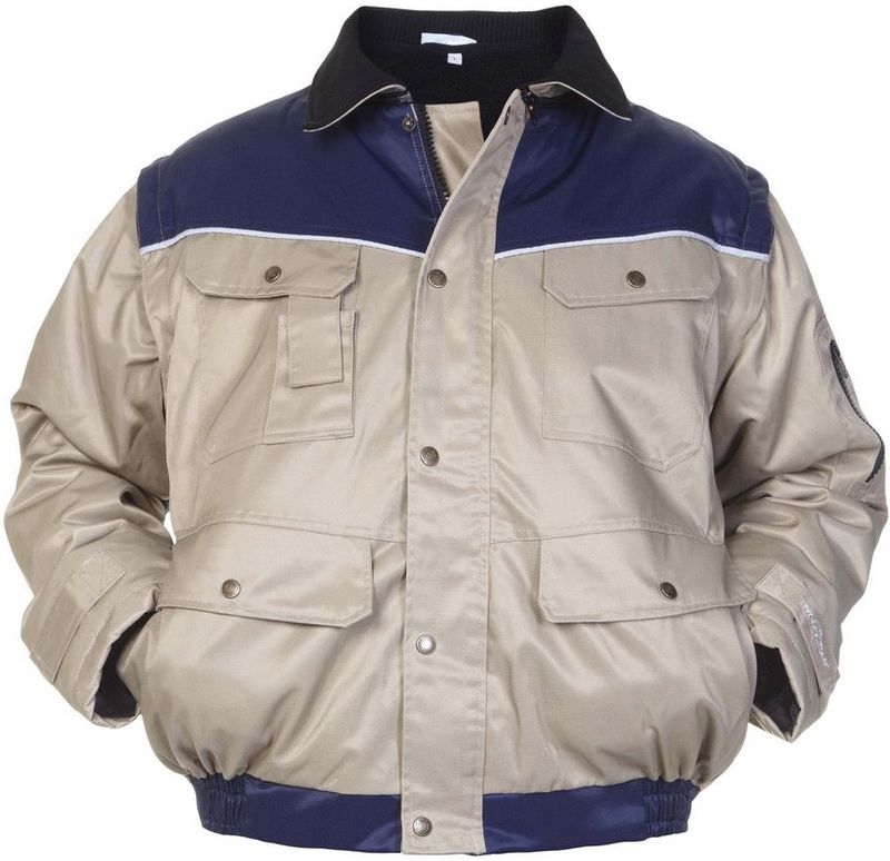 Hydrowear Purmer Pilotjack Khaki/Marineblauw maat S