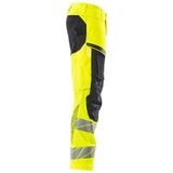 Mascot Accelerate Safe Broek met kniezakken 19079-511 - hi-vis geel/donkermarine