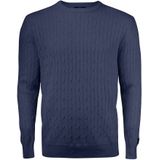 Cutter & Buck Blakely Knitted Sweater Heren Marineblauw