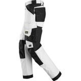 Snickers - 6351 AllroundWork - Werkbroek - Wit/Zwart - Stretchmateriaal - Loose Fit