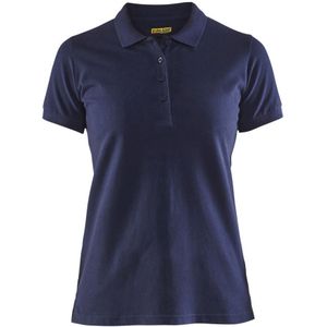 Blåkläder 3307-1035 Dames poloshirt piqué Marineblauw maat XXL