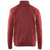 Blåkläder 3369-1158 Sweatshirt met 1/2 rits Rood