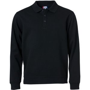 Clique Basic Polo Sweater Zwart